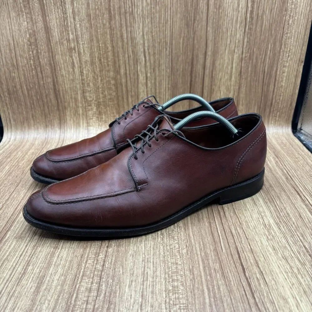 Allen Edmonds LASALLE 12 D Chili Men's Split Toe shoe Oxford Dress LaceUp‎ Shoes